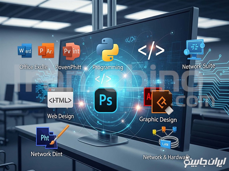 دوره های متنوع در آموزشگاه های کامپیوتر