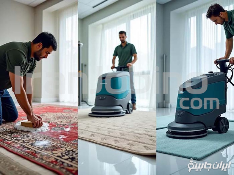 روش های مختلف شستشوی فرش در قالیشویی ها