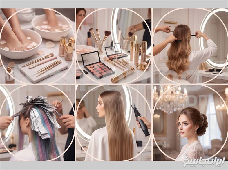 خدمات سالن زیبایی