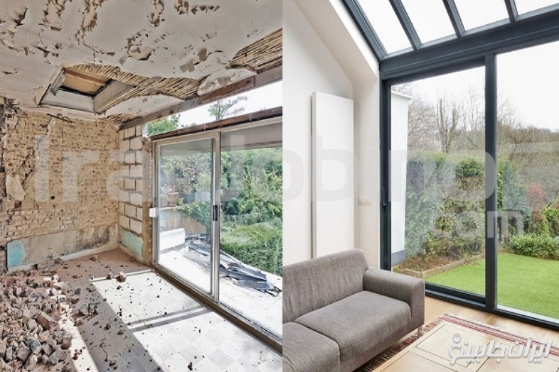 مراحل بازسازی ساختمان های قدیمی