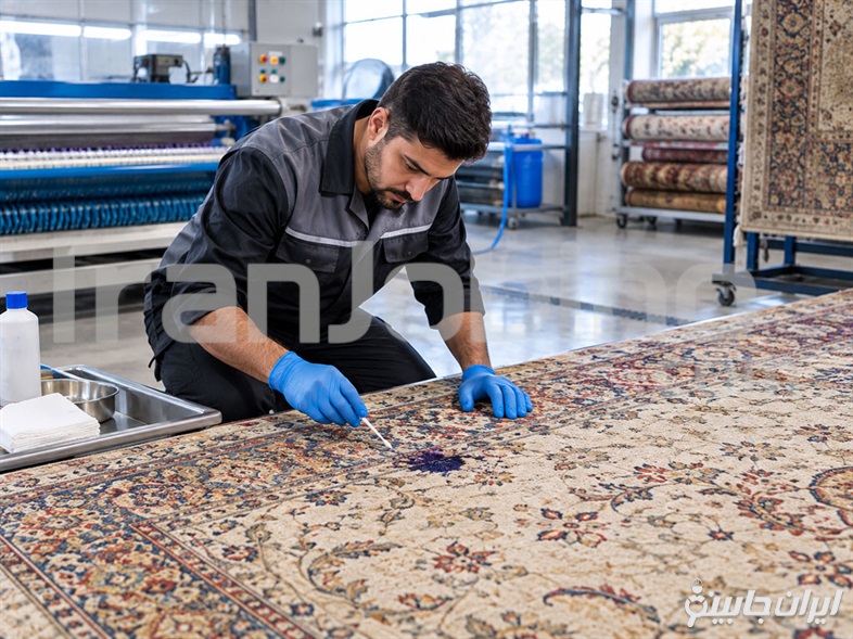 مراحل انجام کار لکه برداری