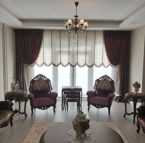 پرده پذیرایی و انواع مدل آن