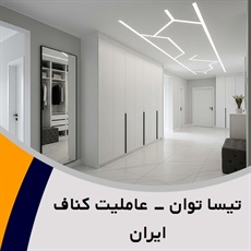 تیسا توان - عاملیت کناف ایران گروه تزیینات و دکوراسیون ساختمان/  دیوار پیش ساخته/  تولید و اجرا سقف و کف کاذب 