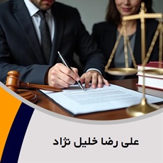علی رضا خلیل نژاد گروه  وکیل و مشاور حقوقی