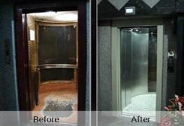 نمایش توضیحات بازسازی آسانسور