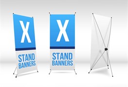 نمایش توضیحات طراحی چاپ بنر استند با پایه