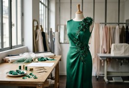 نمایش توضیحات دوره گلسازی روی پارچه