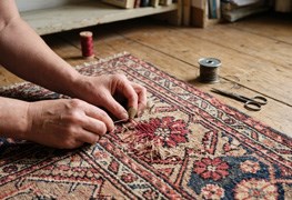 نمایش توضیحات رفوگری فرش