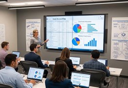 نمایش توضیحات دوره حسابداری صنعتی