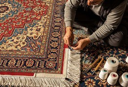 نمایش توضیحات ریشه زنی فرش