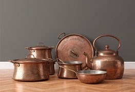 نمایش توضیحات خریدار ظروف مسی