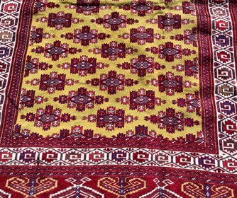 نمونه فرش های شسته شده در قالیشویی الهیه